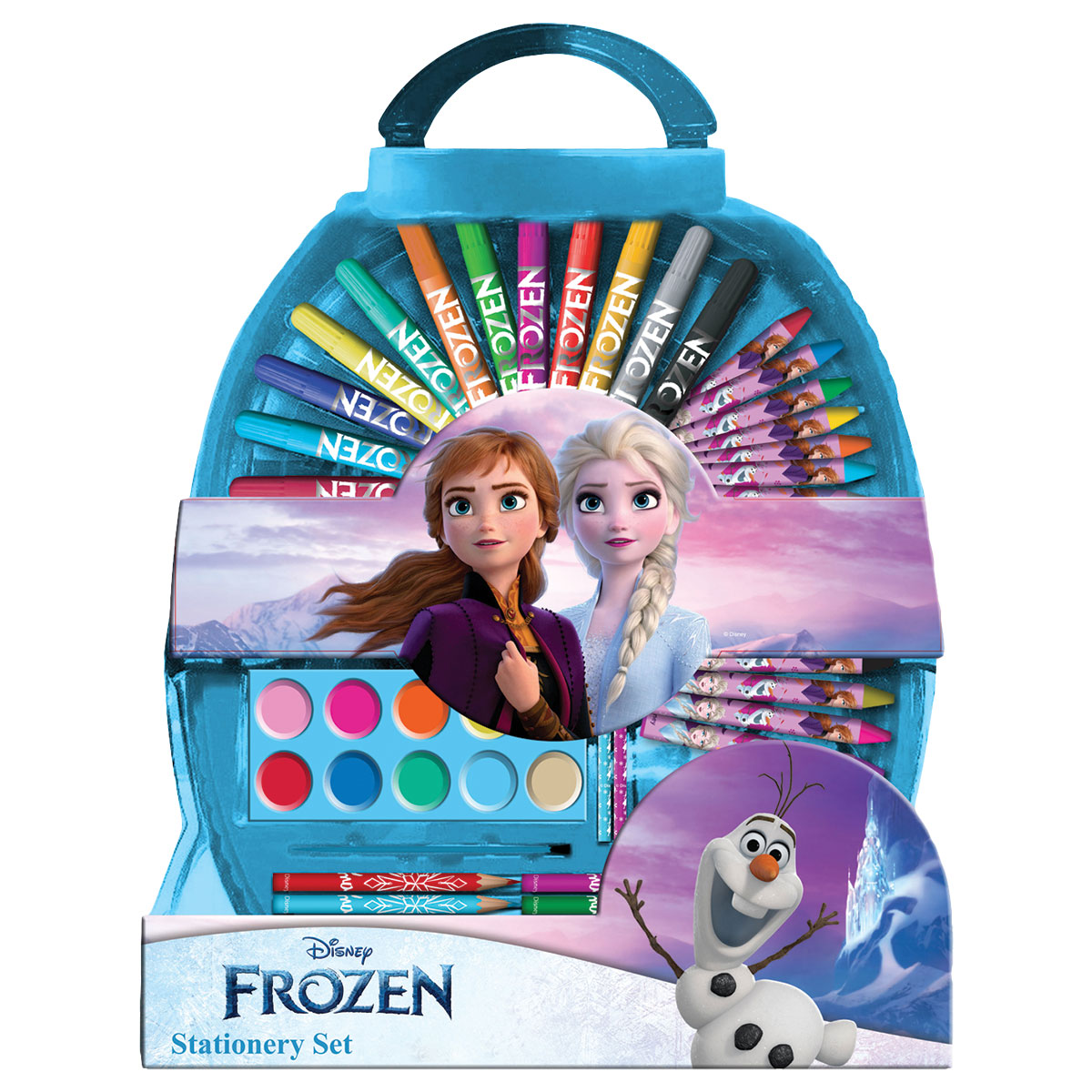 FROZEN-Set p/ Colorir em Blister Meia Lua-50 Peças FROZEN-Set p/ Colorir em Blister Meia Lua-50 Peças