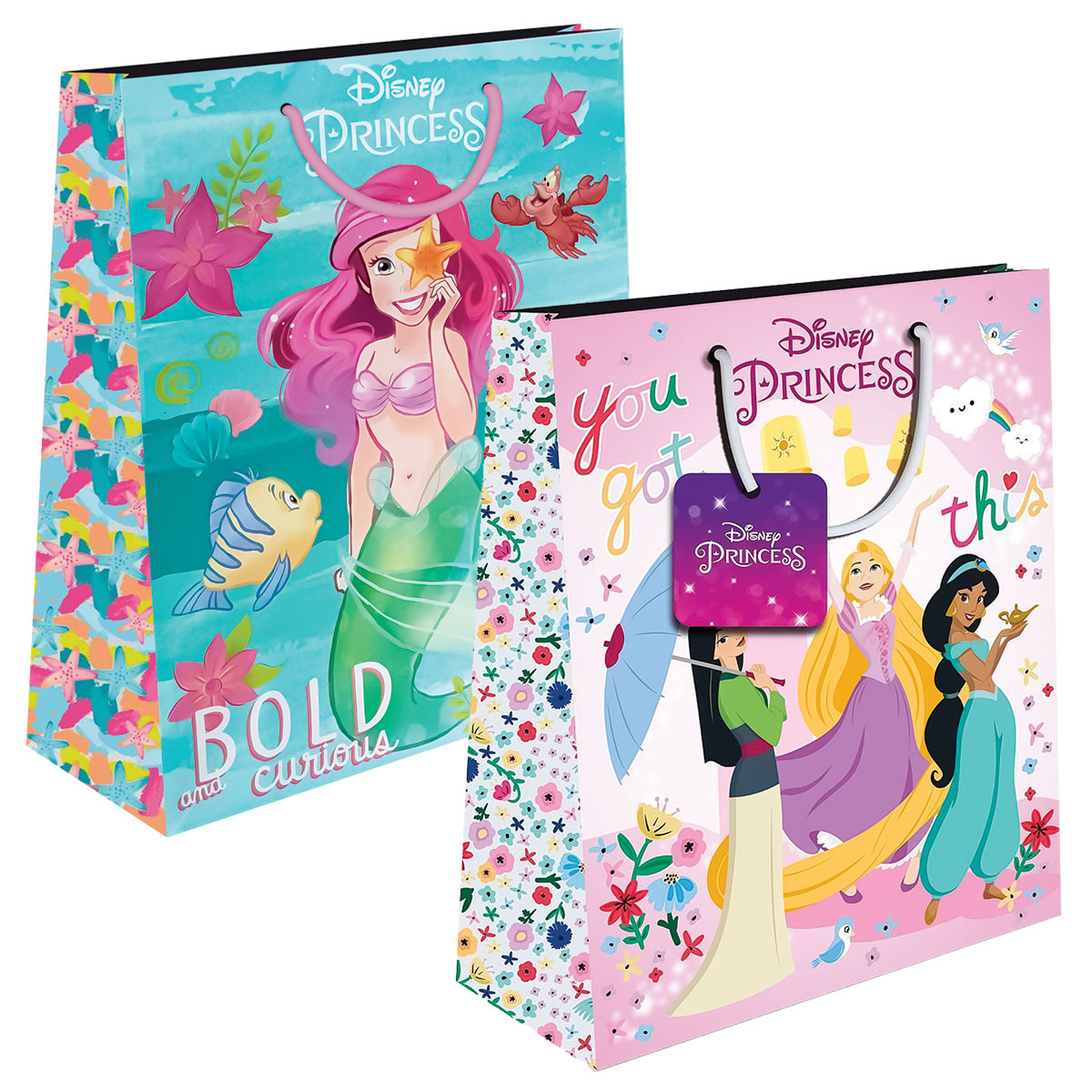 PRINCESAS-Saco Prenda-Grande-33x45x10cm-2 Designs