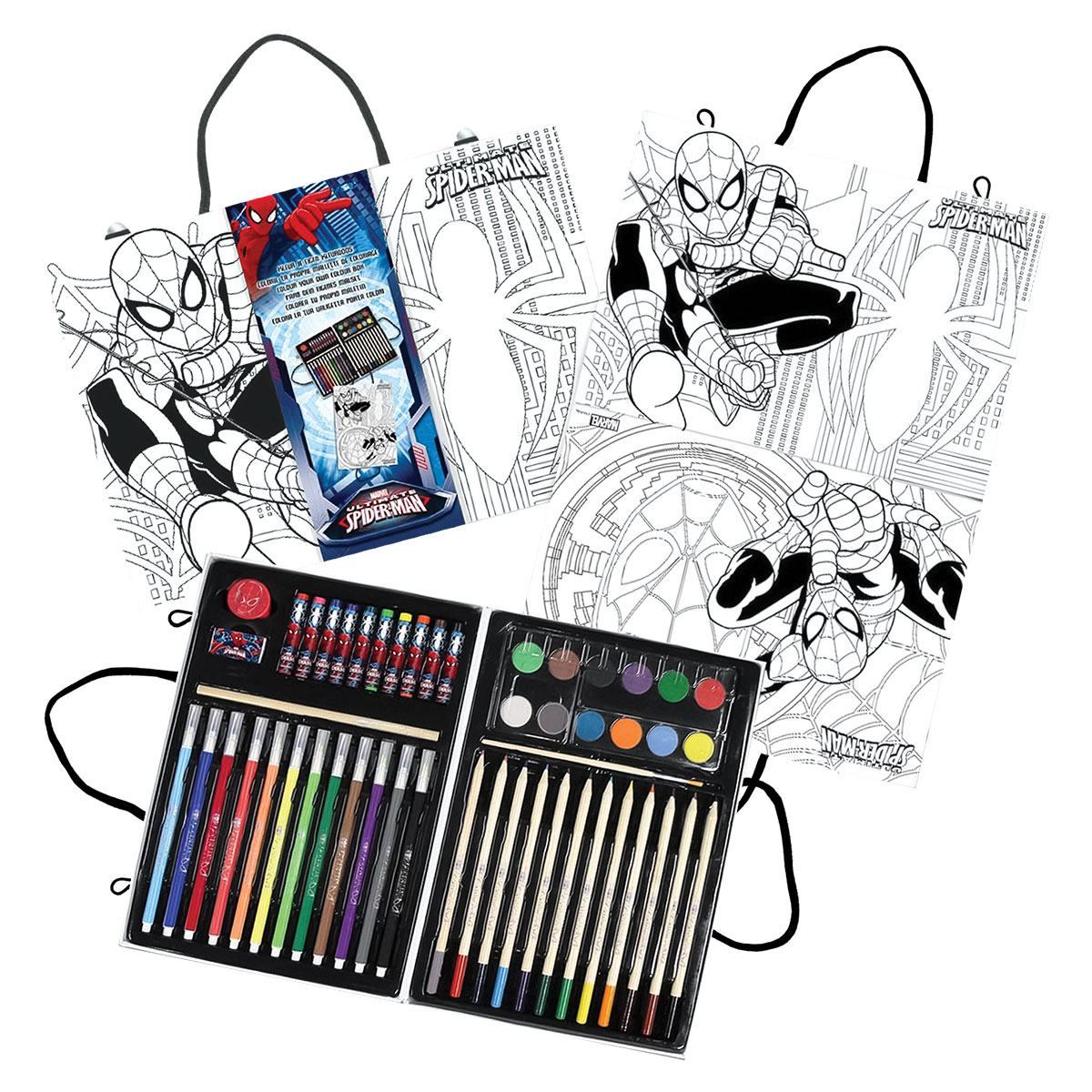 SPIDERMAN-Maleta para Colorir 52 Peças SPIDERMAN-Maleta para Colorir 52 Peças