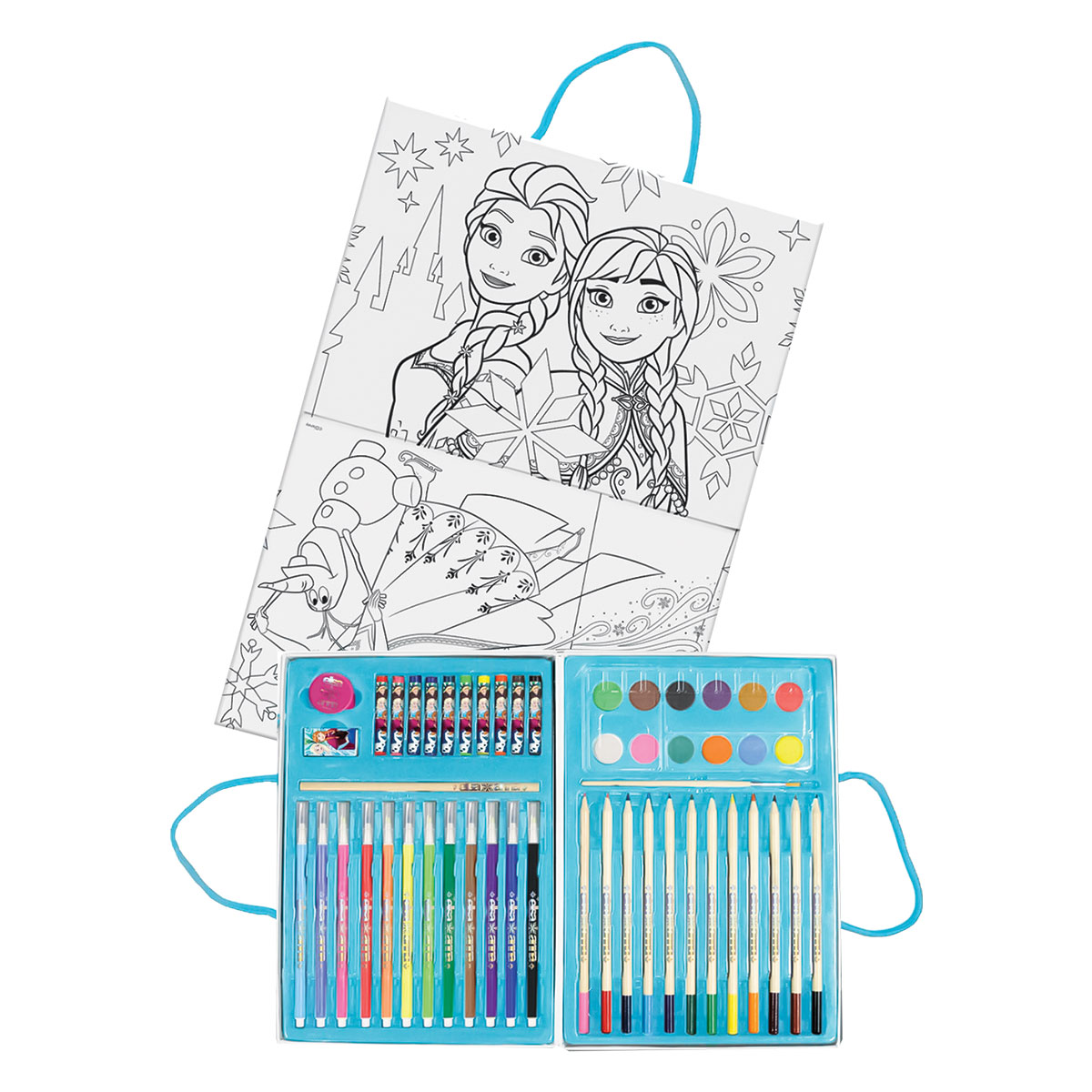 FROZEN-Maleta para Colorir 52 Peças FROZEN-Maleta para Colorir 52 Peças