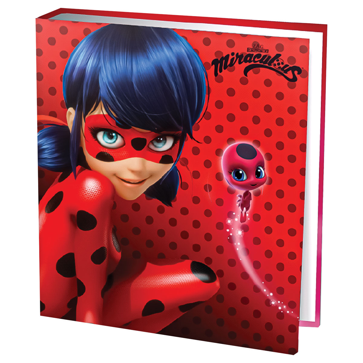 LADYBUG-REDst-Dossier A4 cartão lombada larga 2 argolas LADYBUG-REDst-Dossier A4 cartão lombada larga 2 argolas