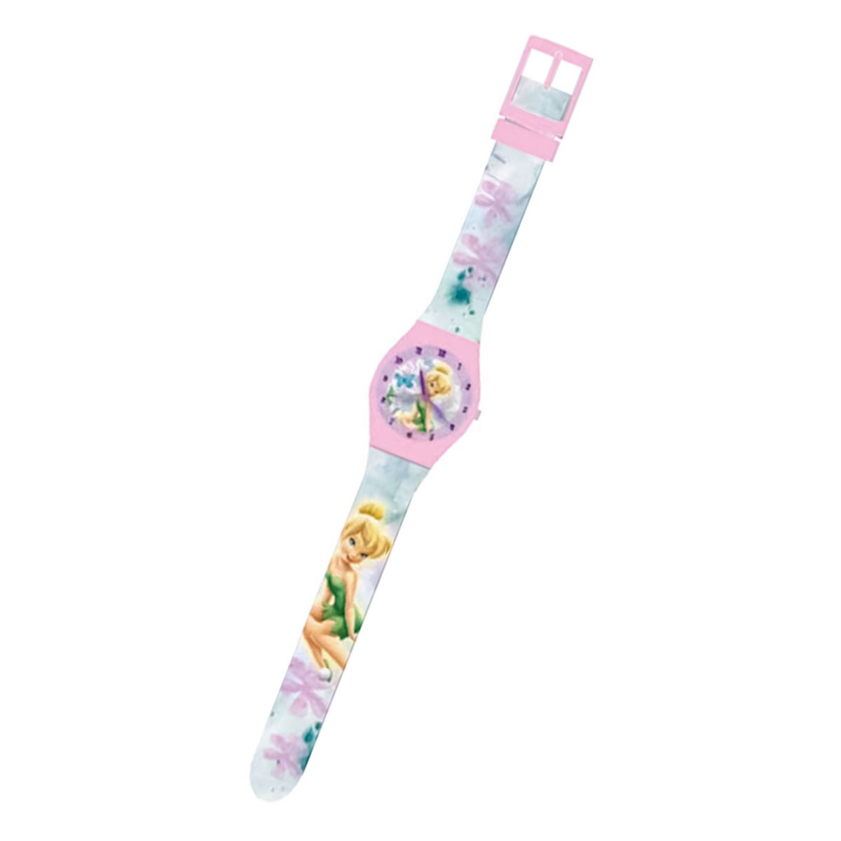 Sininho-Relógio de pulso analógico c/bracelete impressa Sininho-Relógio de pulso analógico c/bracelete impressa