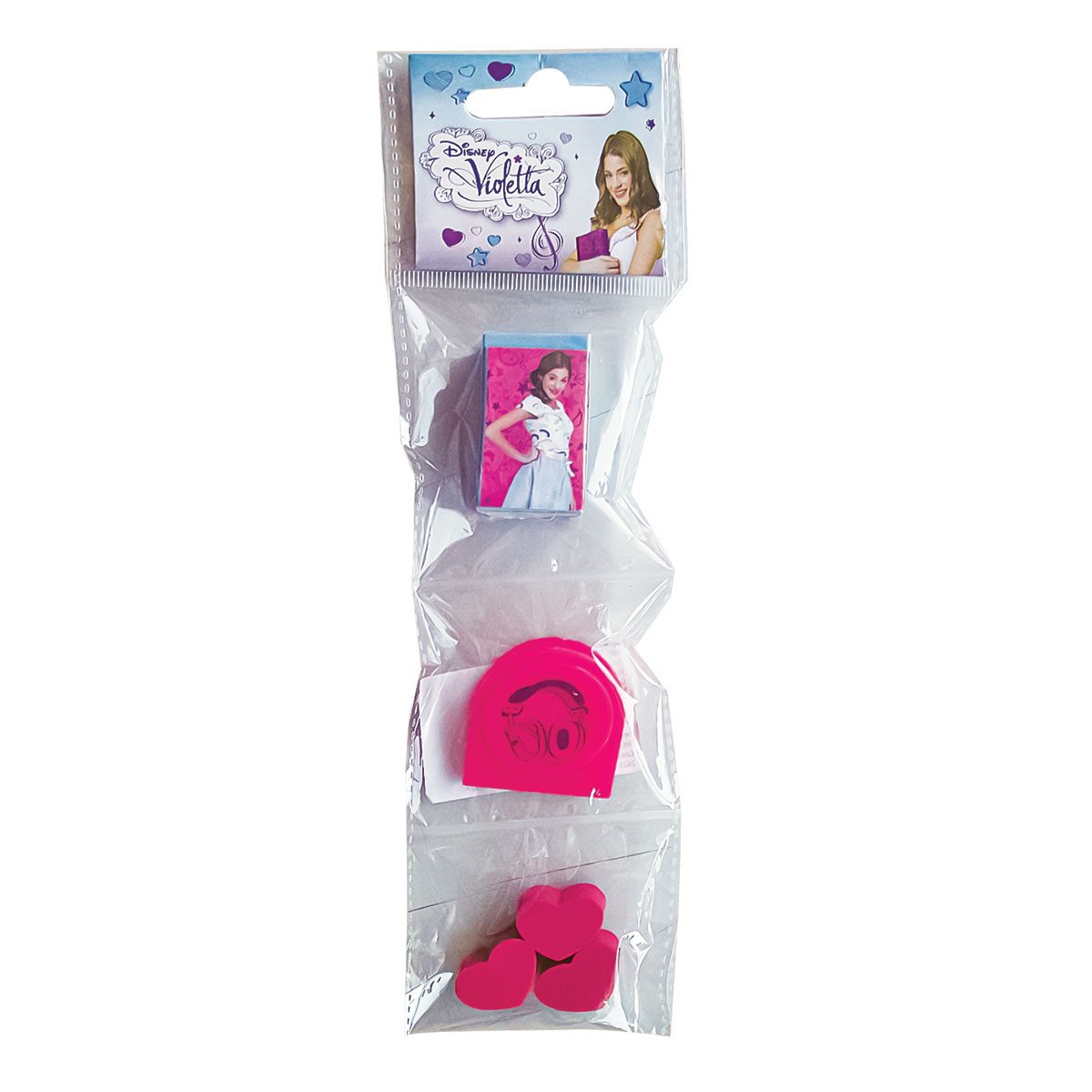 Violetta Notes-Set de borrachas em polybag