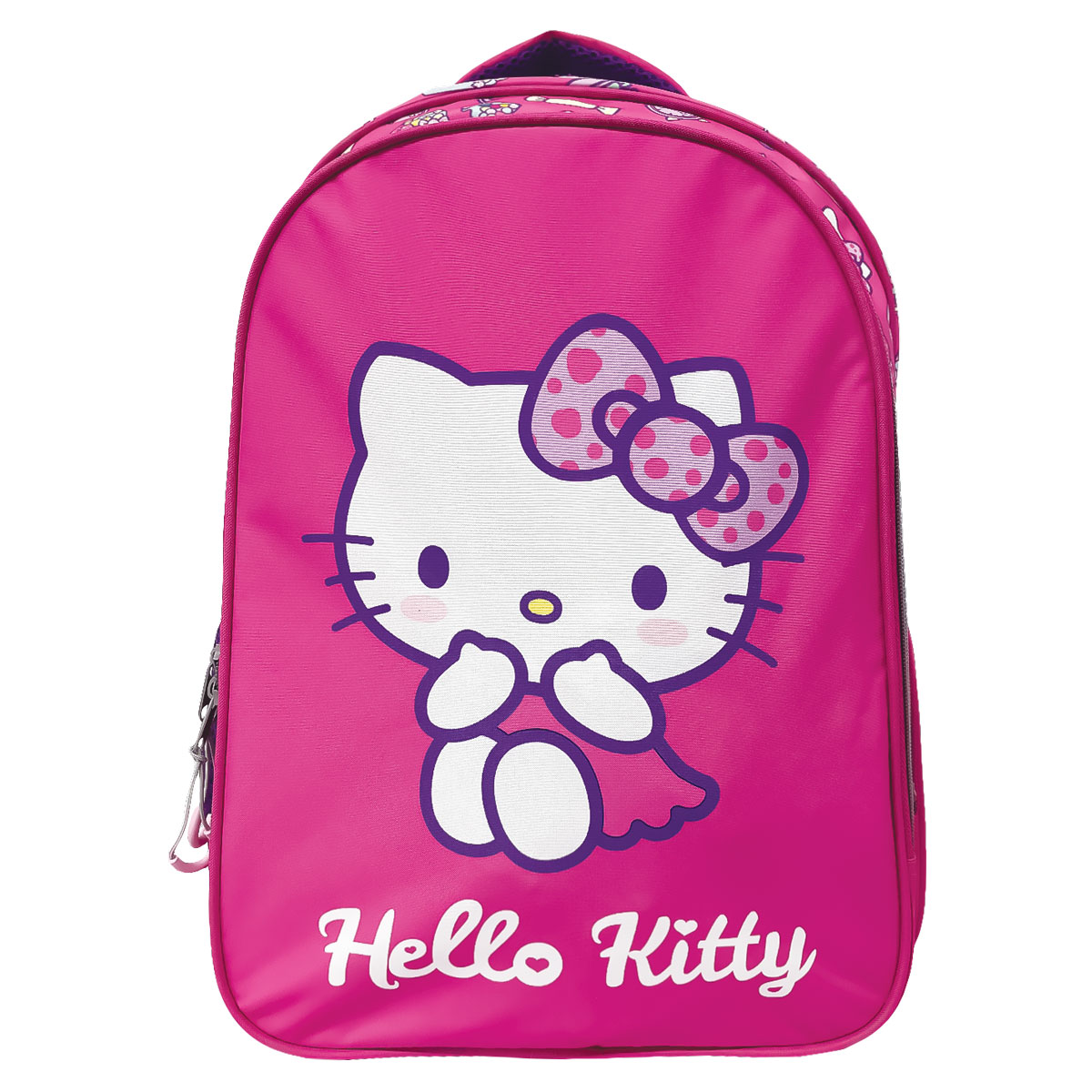 HELLO KITTY-BLUSH-Mochila Grande c/ 3 fechos 35x46x20cm HELLO KITTY-BLUSH-Mochila Grande c/ 3 fechos 35x46x20cm