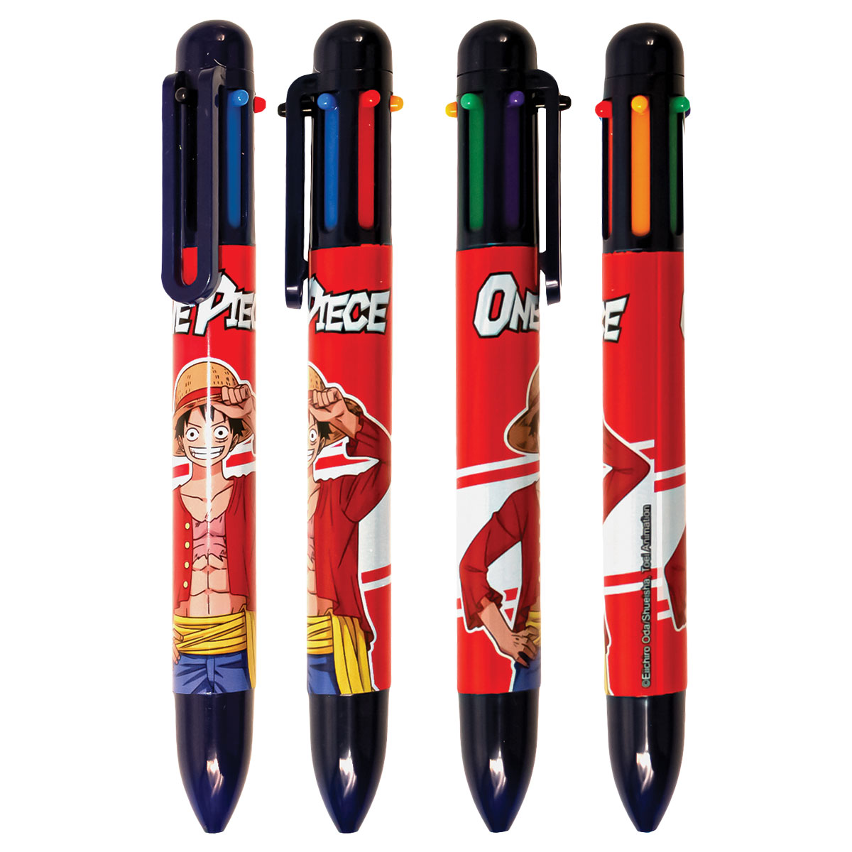 ONE PIECE-Esferográfica com 6 cores em Expositor ONE PIECE-Esferográfica com 6 cores em Expositor