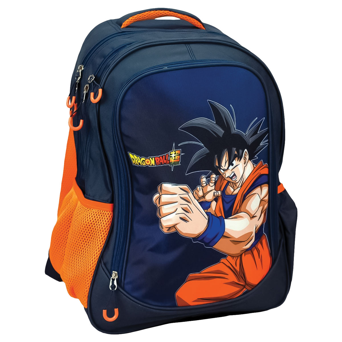 DRAGON BALL-GOKU-Mochila Grande c/ 3 fechos 35x46x20cm DRAGON BALL-GOKU-Mochila Grande c/ 3 fechos 35x46x20cm