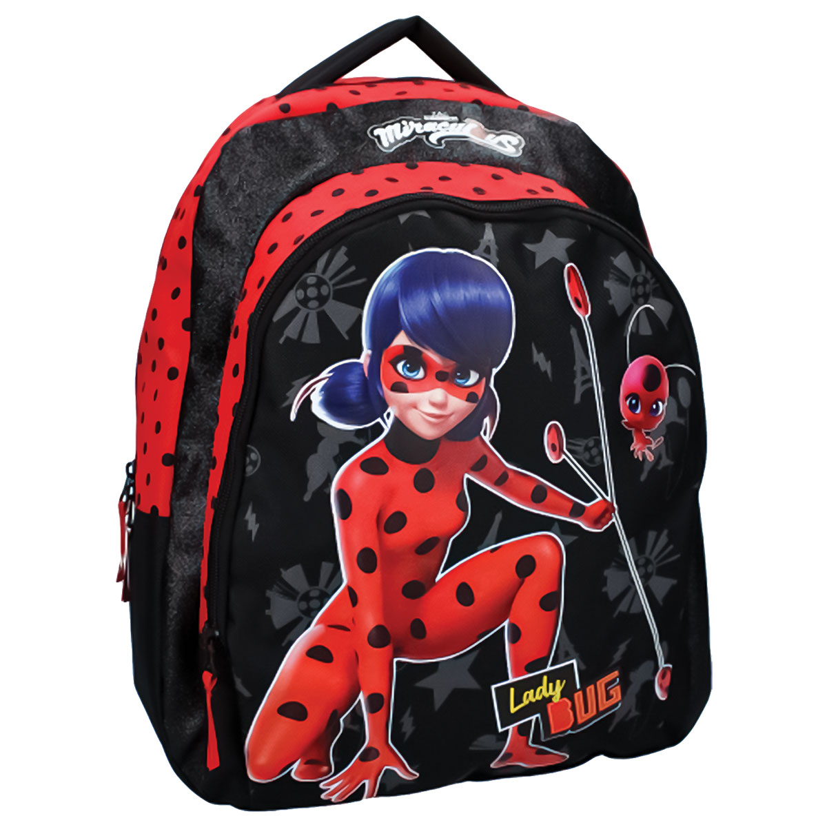 LADYBUG-COURAGE-Mochila Grande c/2 fechos 35x45x15cm LADYBUG-COURAGE-Mochila Grande c/2 fechos 35x45x15cm