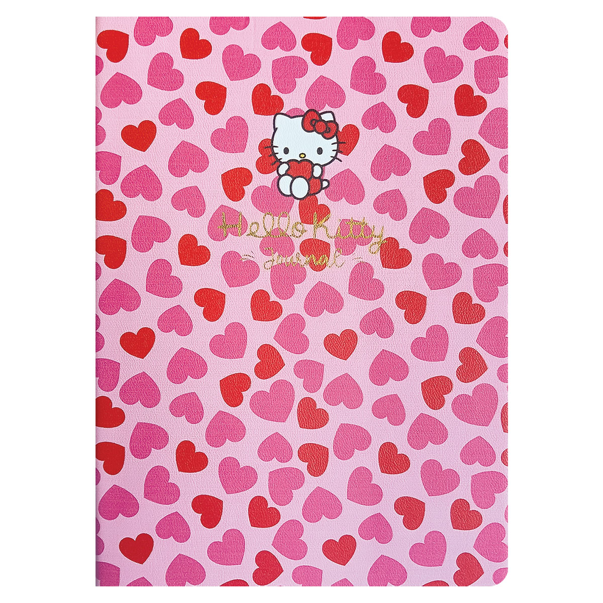 HKITTY-Caderno Notas 13x18cm Capa Flex Linhas 160pg-Coração