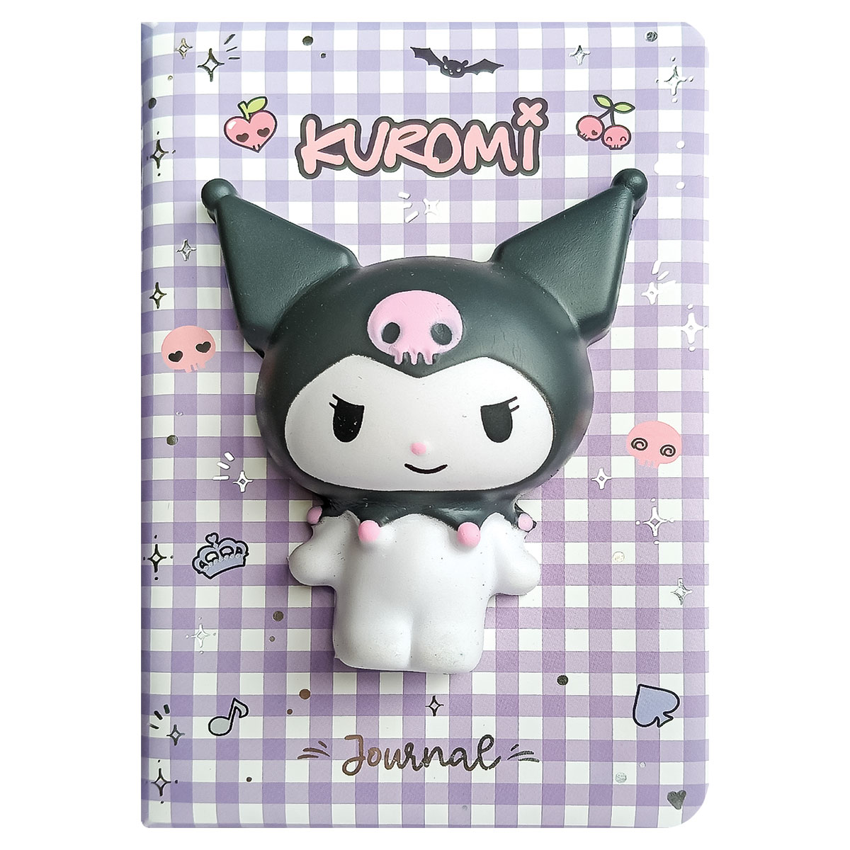 KUROMI-Caderno Notas Squishy A6 Linhas 192pg 100g-Grupo