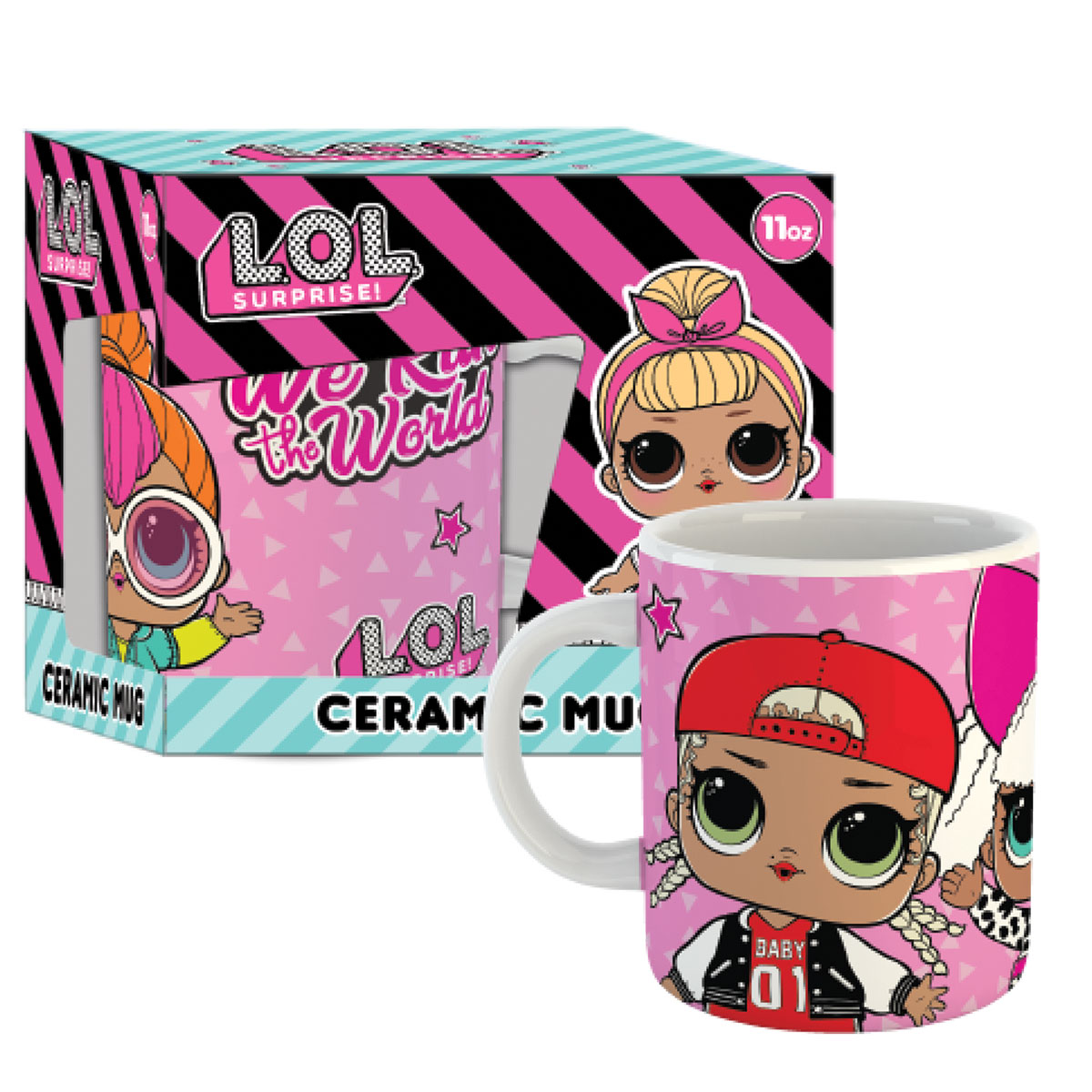 LOL-Caneca de Cerâmica 11oz em Caixa Presente