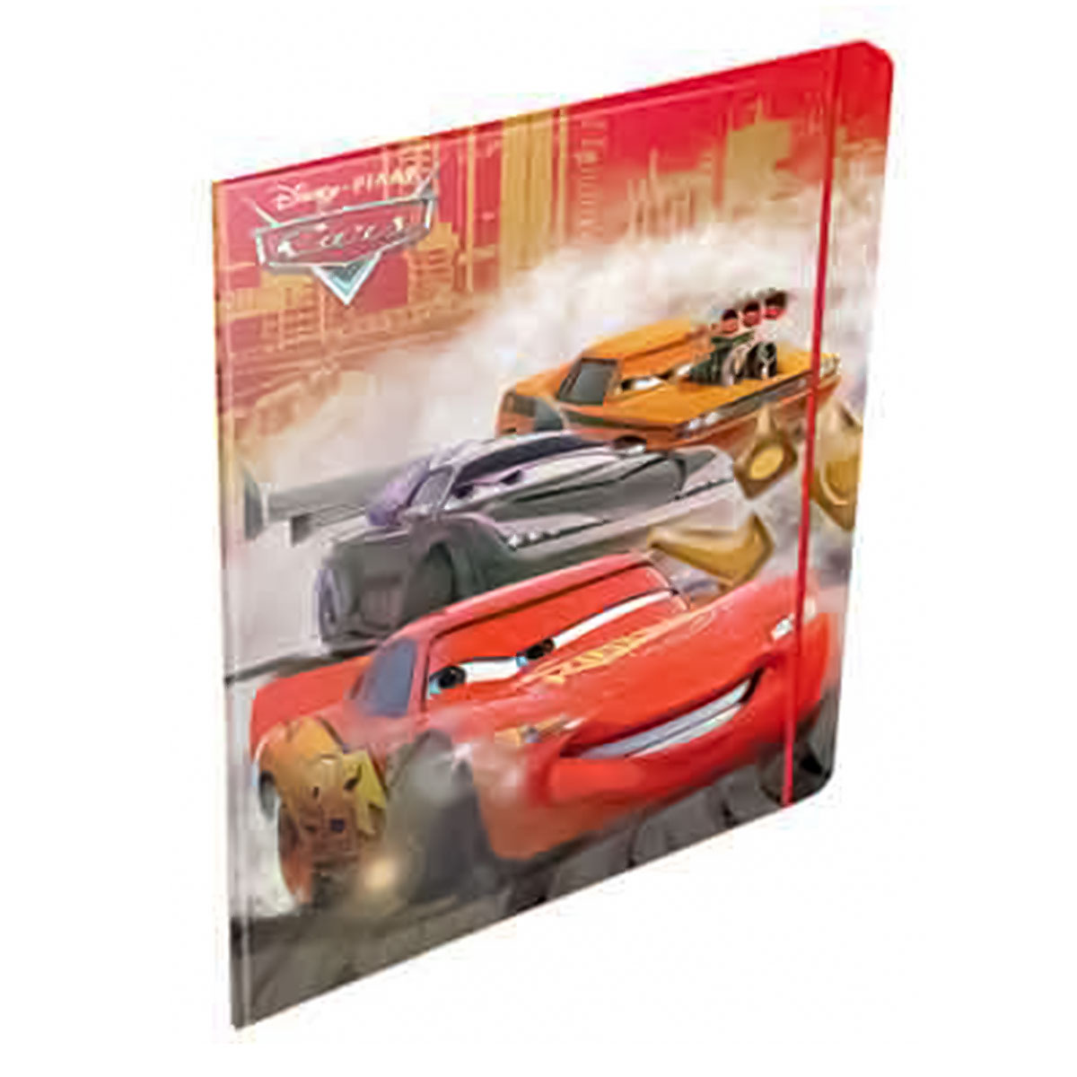 Cars-Capa A4 em pp com elástico (24x32cm)