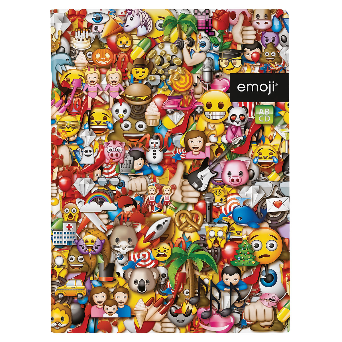 Emoji Colors-Caderno A4 agrafado quadriculado 48fls 80gr Emoji Colors-Caderno A4 agrafado quadriculado 48fls 80gr