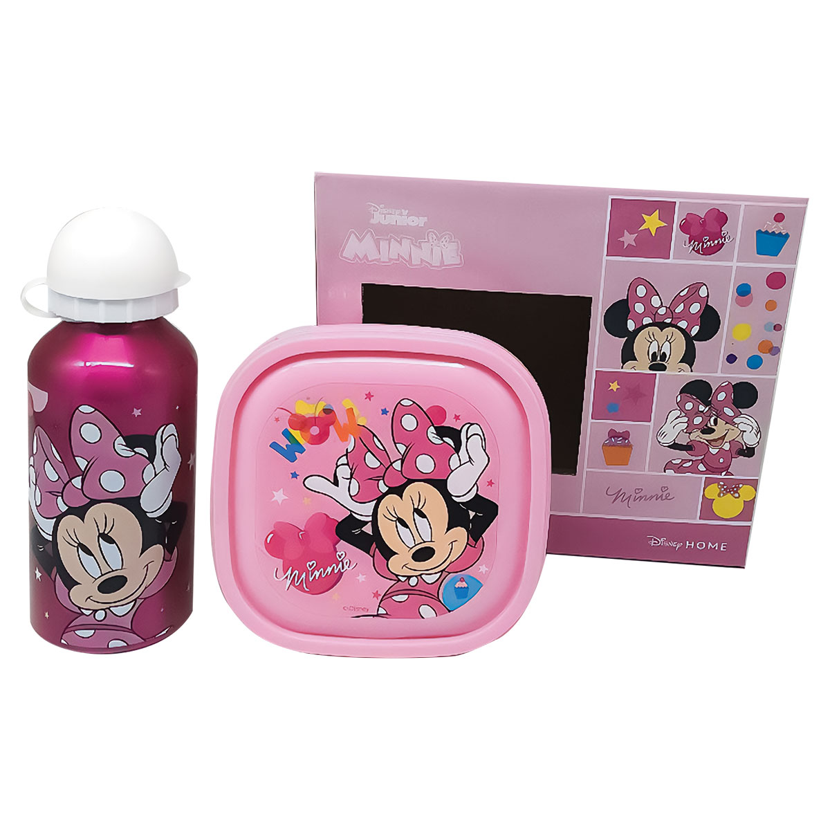 MINNIE-Set c/ Cantil de Aluminio 400ml+Merendeira