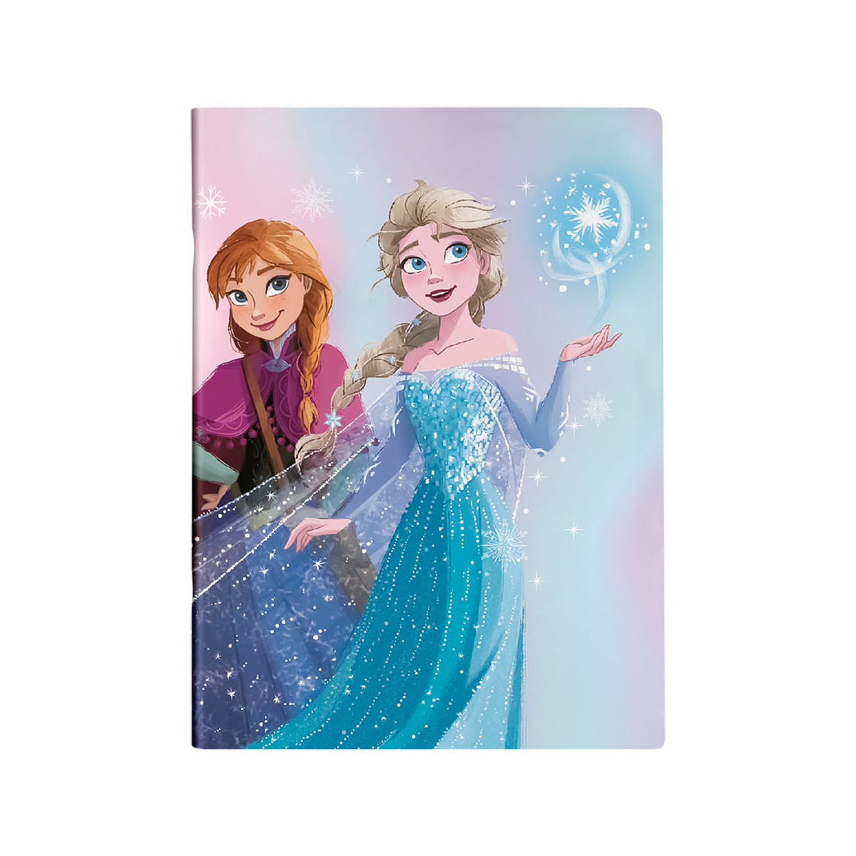 FROZEN-HAPPY-Caderno A5 agrafado linhas 40fls