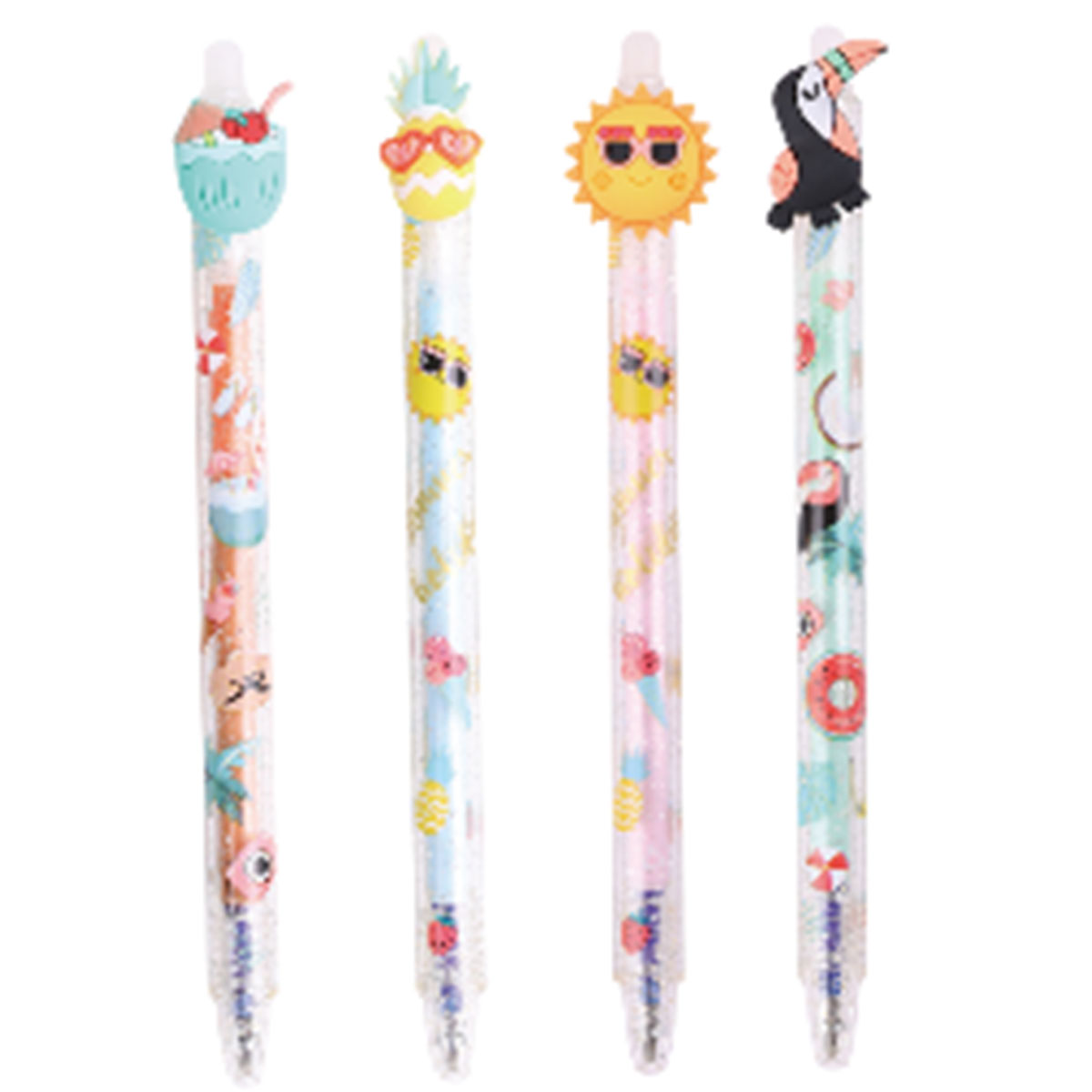 CUTE CT-Esferográfica Gel Apagável-Azul-Tropical