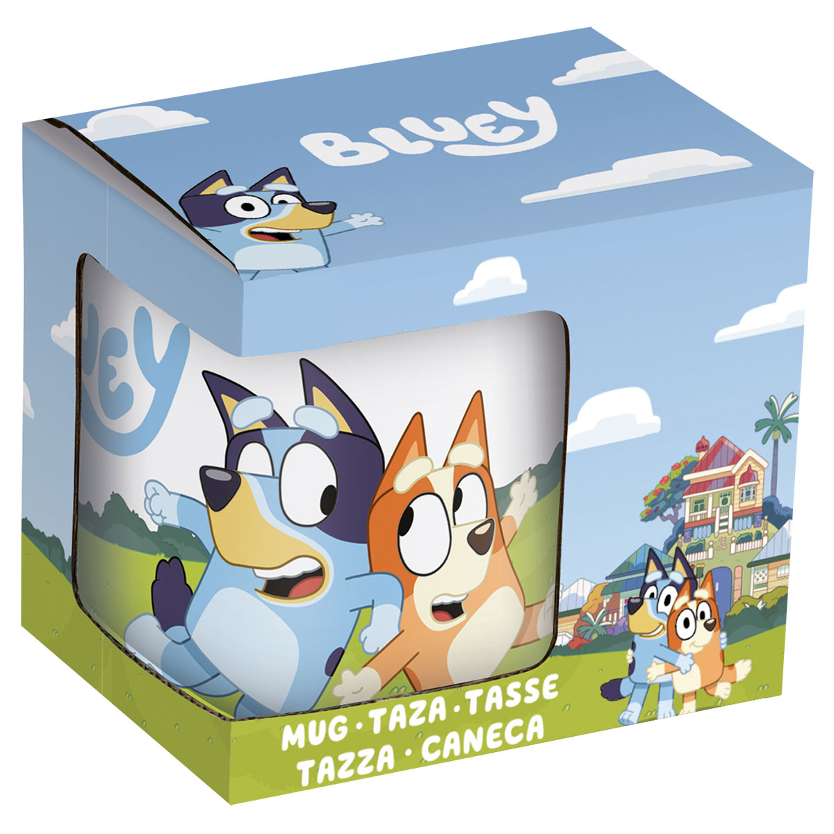 BLUEY-Caneca Cerâmica 325ml Caixa Presente