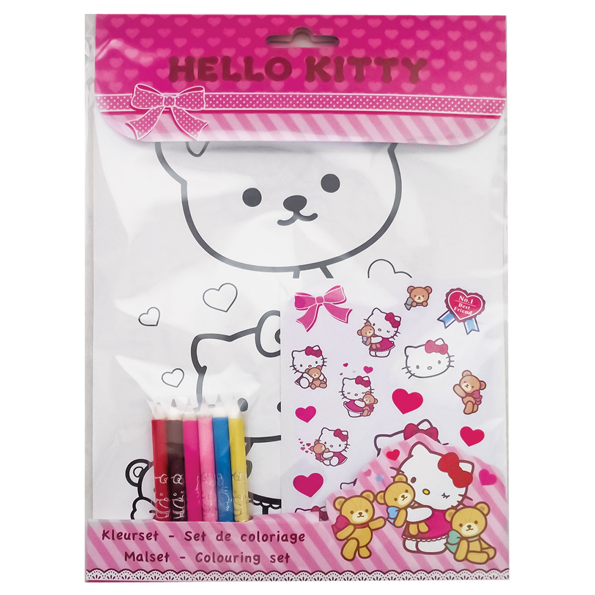 Hello Kitty-Set de pintura em polybag Hello Kitty-Set de pintura em polybag