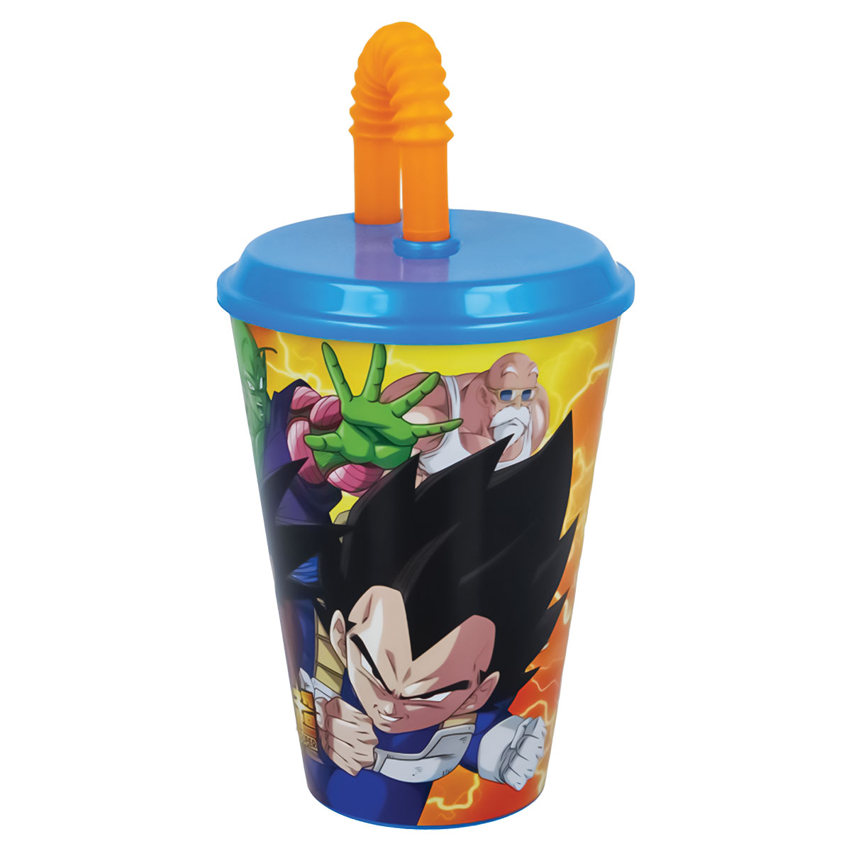 DRAGON BALL-Copo Reutilizável PP com Palhinha 430ml DRAGON BALL-Copo Reutilizável PP com Palhinha 430ml