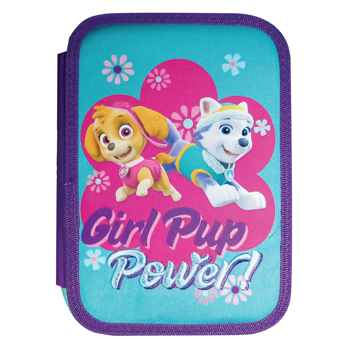 PAW PATROL-Estojo c/ 2 compartimentos  com carga