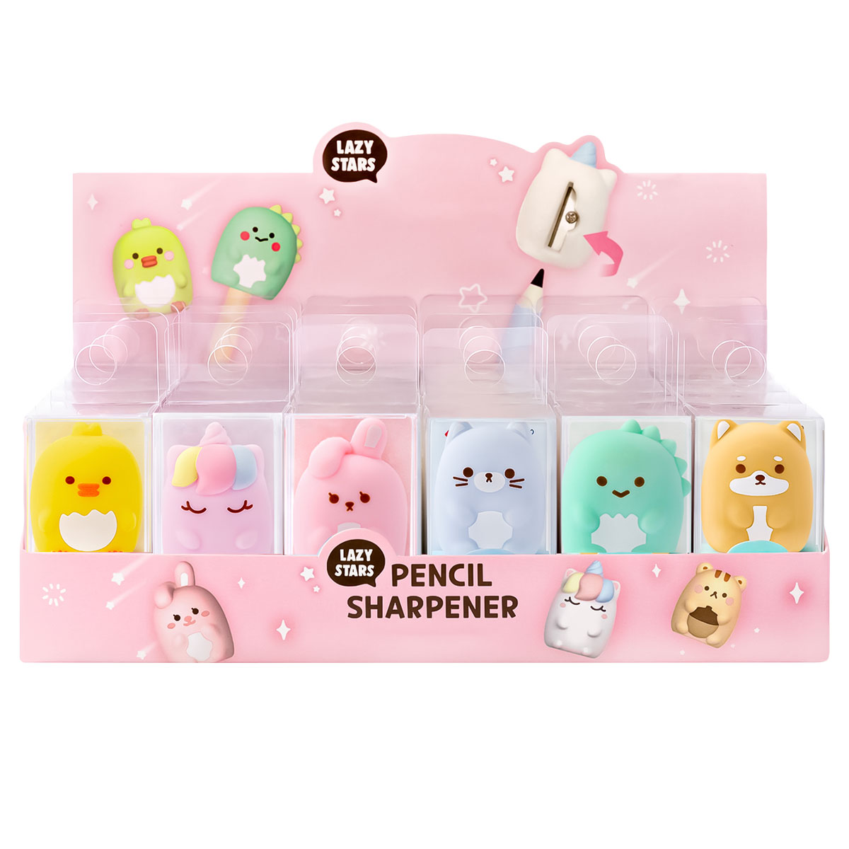 CUTE CT-Afia-Lápis-porco/Unicórnio/Pato/Dino/Gato/Cão