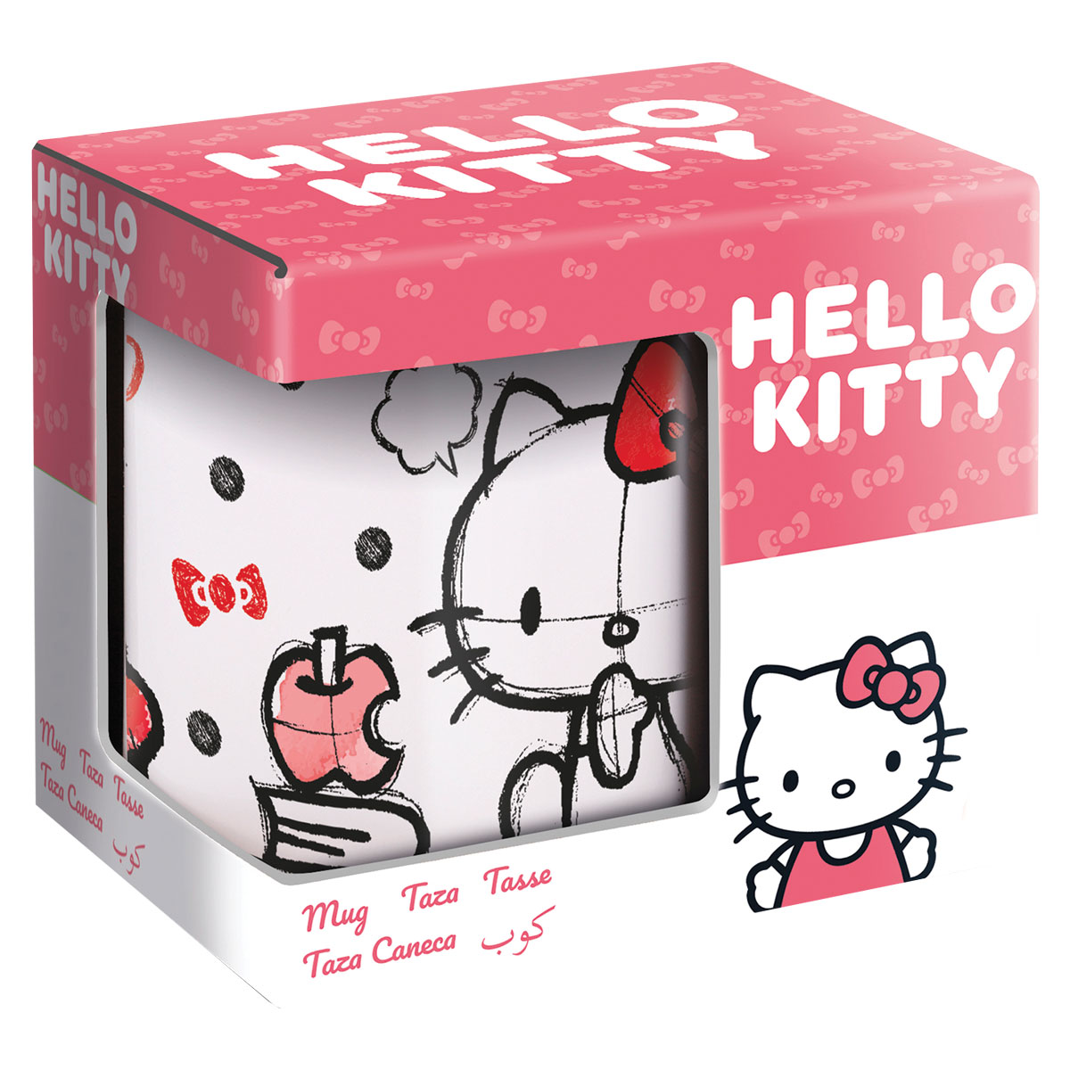 HELLO KITTY-Caneca Cerâmica 11oz/325ml Caixa Presente