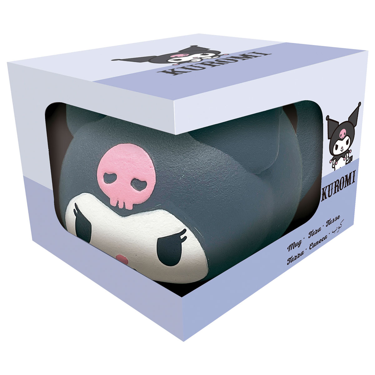 KUROMI-Caneca Cerâmica 420ml-3D-Caixa Presente