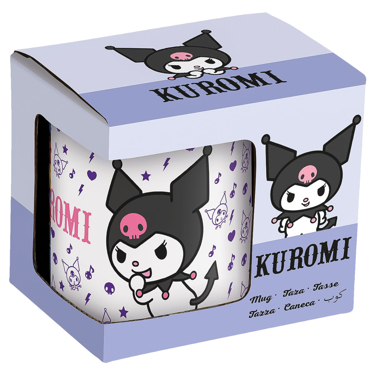 KUROMI-Caneca Cerâmica 11oz/325ml Caixa Presente