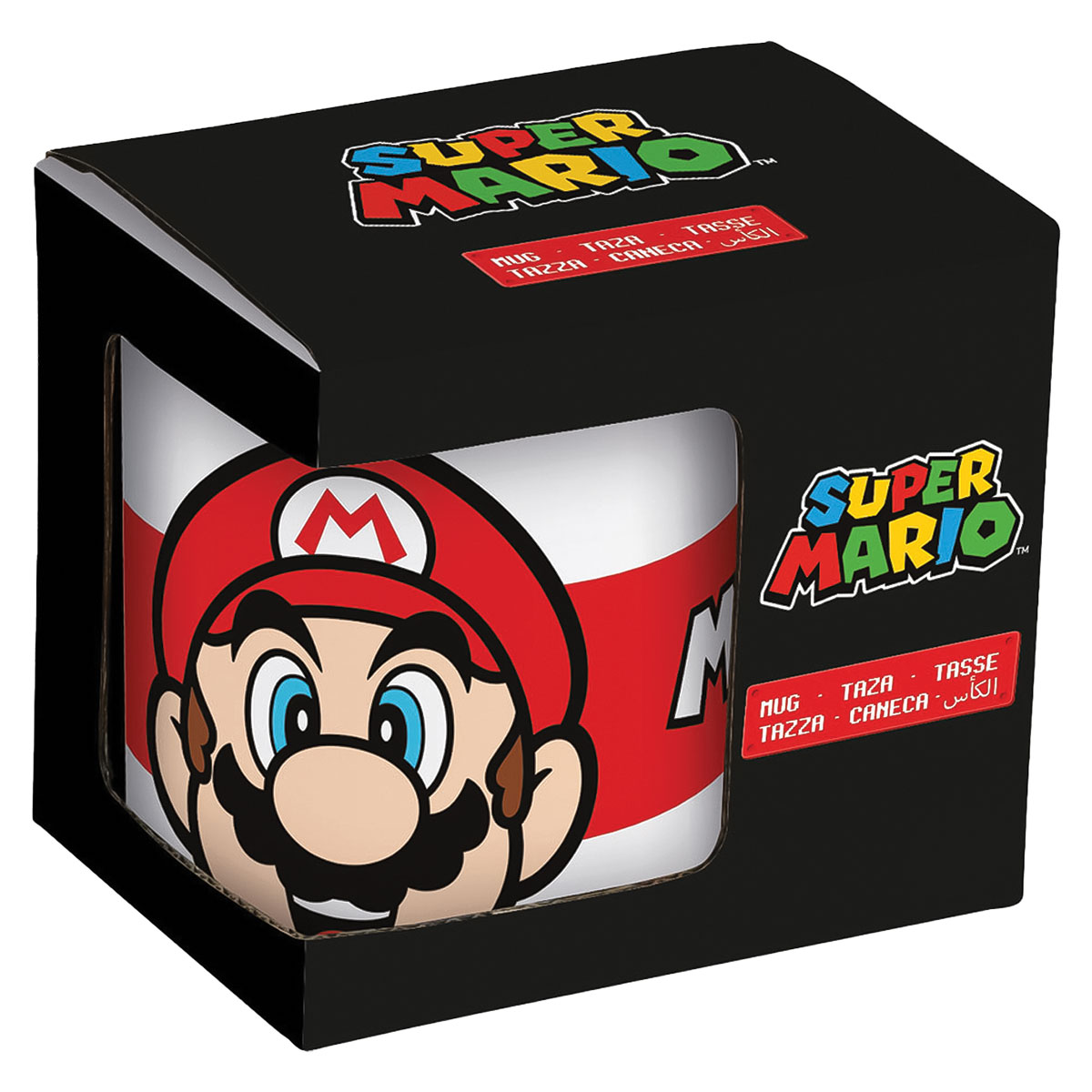 SUPER MARIO-Caneca Cerâmica 11oz/300ml Caixa Presente