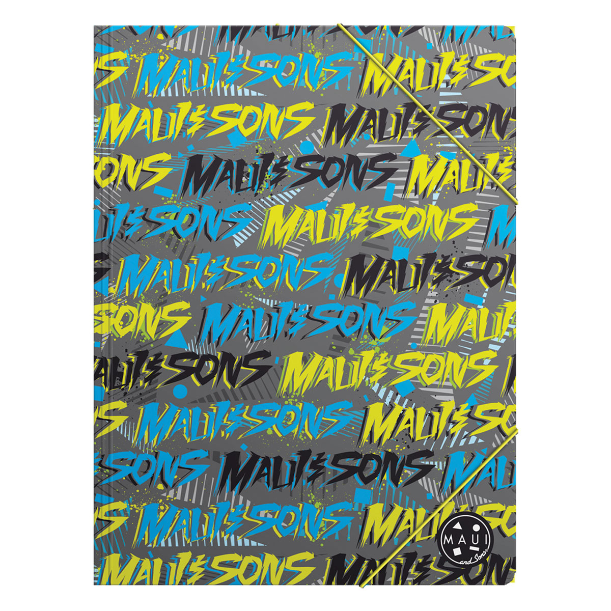 MAUI BLAST-Capa A4 cartão com elástico 24x32cm MAUI BLAST-Capa A4 cartão com elástico 24x32cm