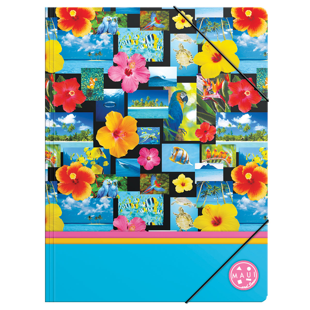 MAUI-Capa A4 cartão com elástico 24x32cm MAUI-Capa A4 cartão com elástico 24x32cm