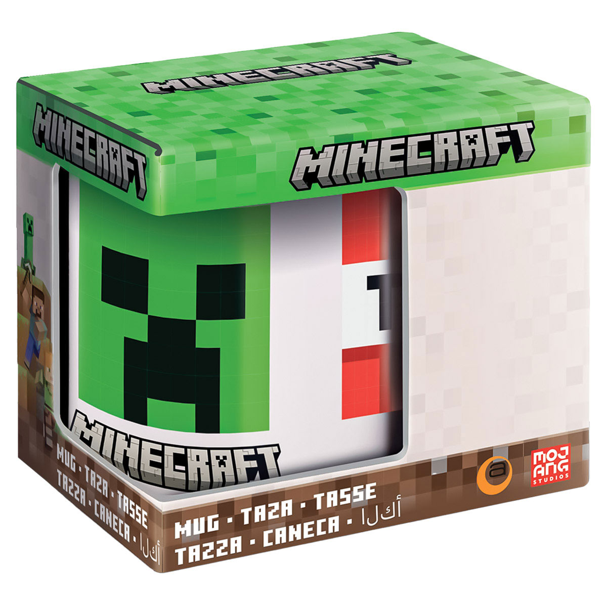 MINECRAFT-Caneca Cerâmica 11oz/300ml Caixa Presente