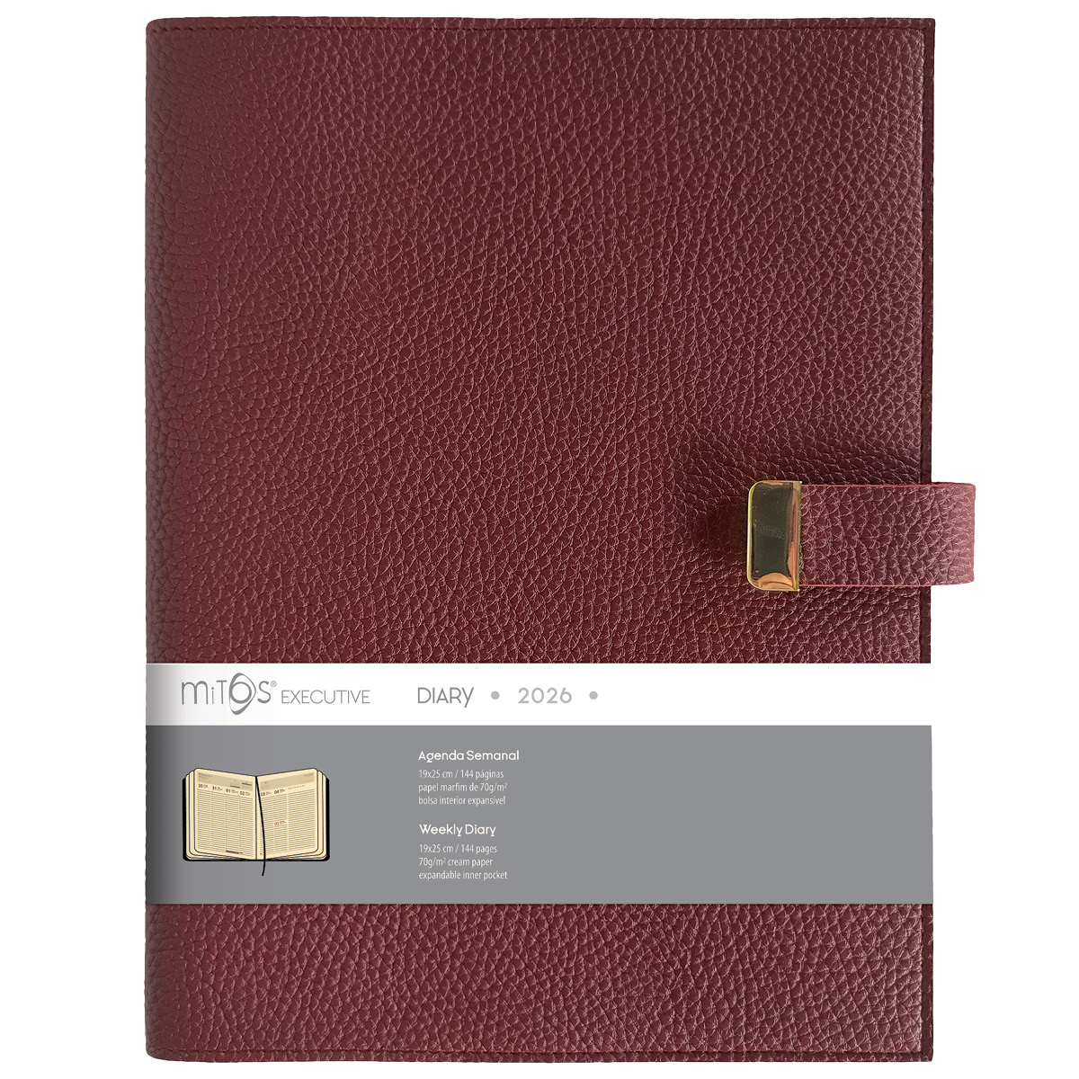 MITOS EXECUTIVE-Agenda Semanal A4 (19x25cm-P25) papel marfim MITOS EXECUTIVE-Agenda Semanal A4 (19x25cm-P25) papel marfim