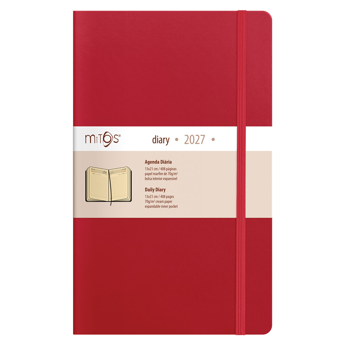 MITOS-Agenda Diaria (13x21cm-P18) papel marfim
