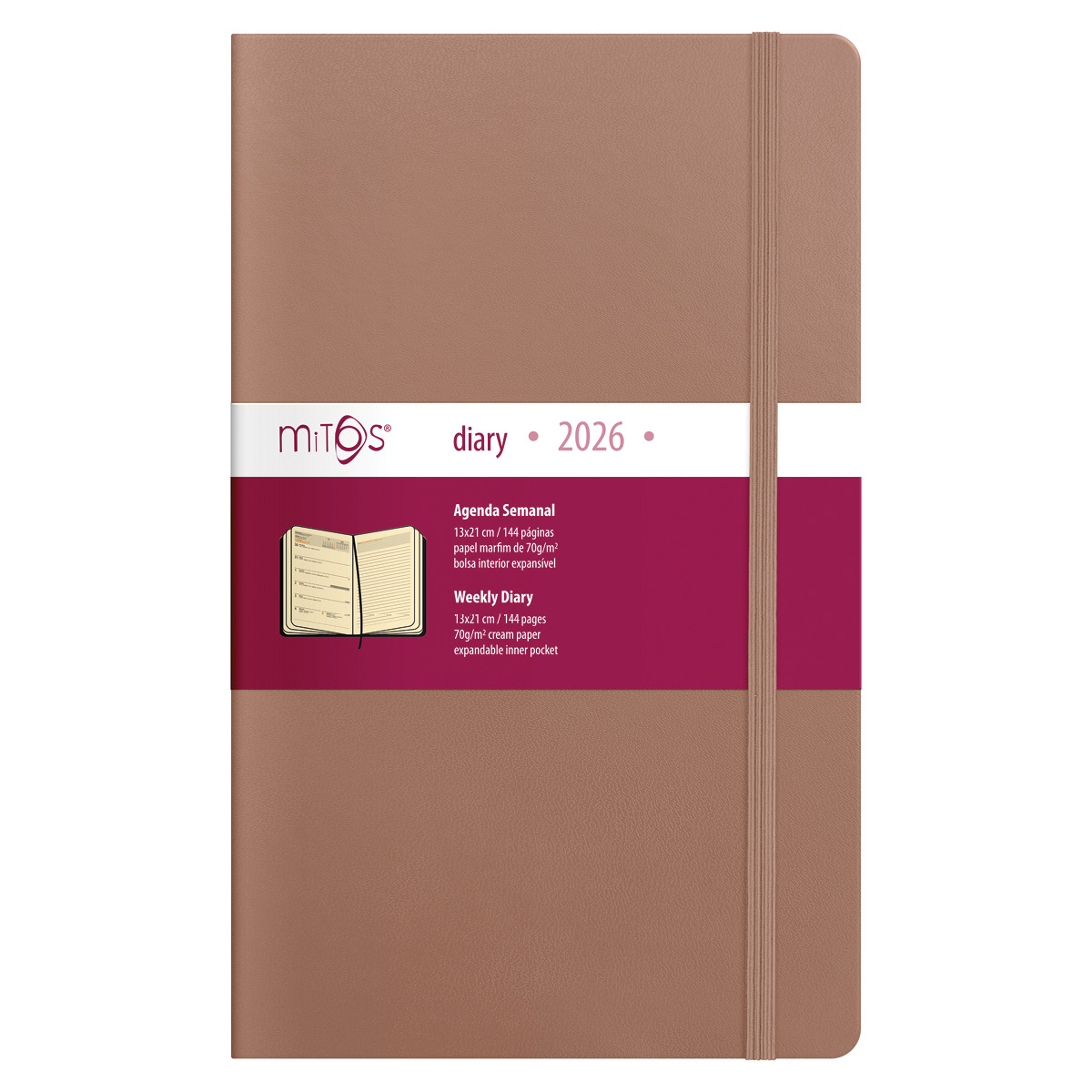 MITOS-Agenda Semanal (13x21cm-P17) papel marfim MITOS-Agenda Semanal (13x21cm-P17) papel marfim