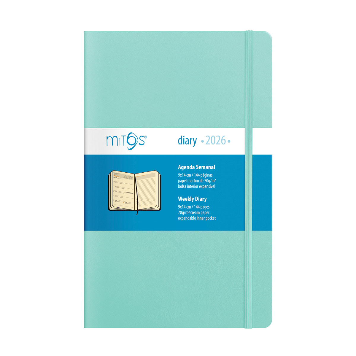 MITOS-Agenda Bolso (9x14cm-P07) papel marfim MITOS-Agenda Bolso (9x14cm-P07) papel marfim