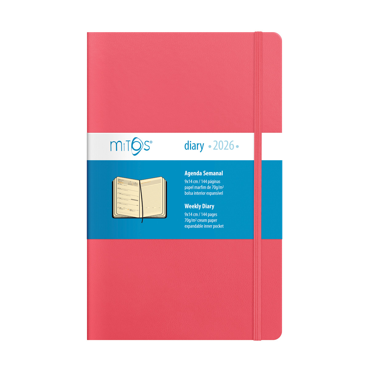 MITOS-Agenda Bolso (9x14cm-P07) papel marfim