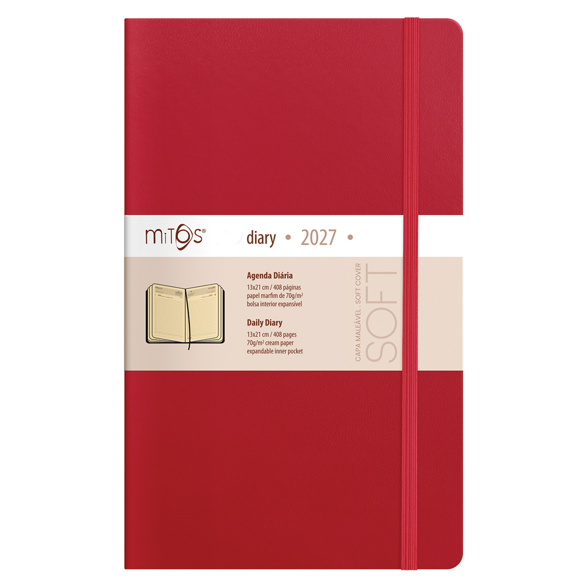 MITOS-Agenda Diaria (13x21cm-P18) papel marfim