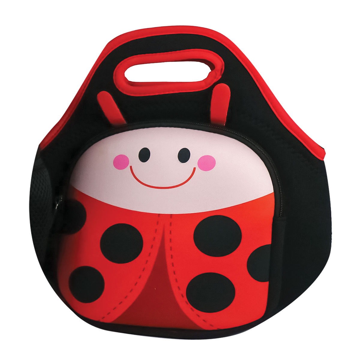 ANIMALS-Saco Lanche c/Alça em Neoprene-Joaninha-26x29x16cm ANIMALS-Saco Lanche c/Alça em Neoprene-Joaninha-26x29x16cm