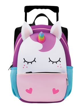 ANIMALS-Trolley Pequeno Bolso Frontal-Unicórnio-27x36x10cm ANIMALS-Trolley Pequeno Bolso Frontal-Unicórnio-27x36x10cm