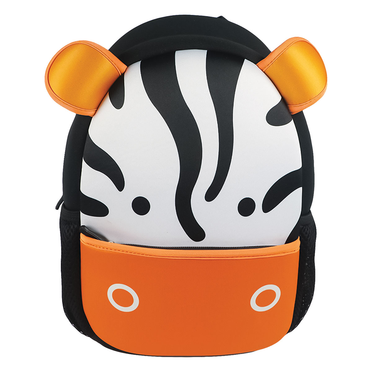 ANIMALS-Mochila Junior em Neoprene-Zebra-21x30x10cm ANIMALS-Mochila Junior em Neoprene-Zebra-21x30x10cm