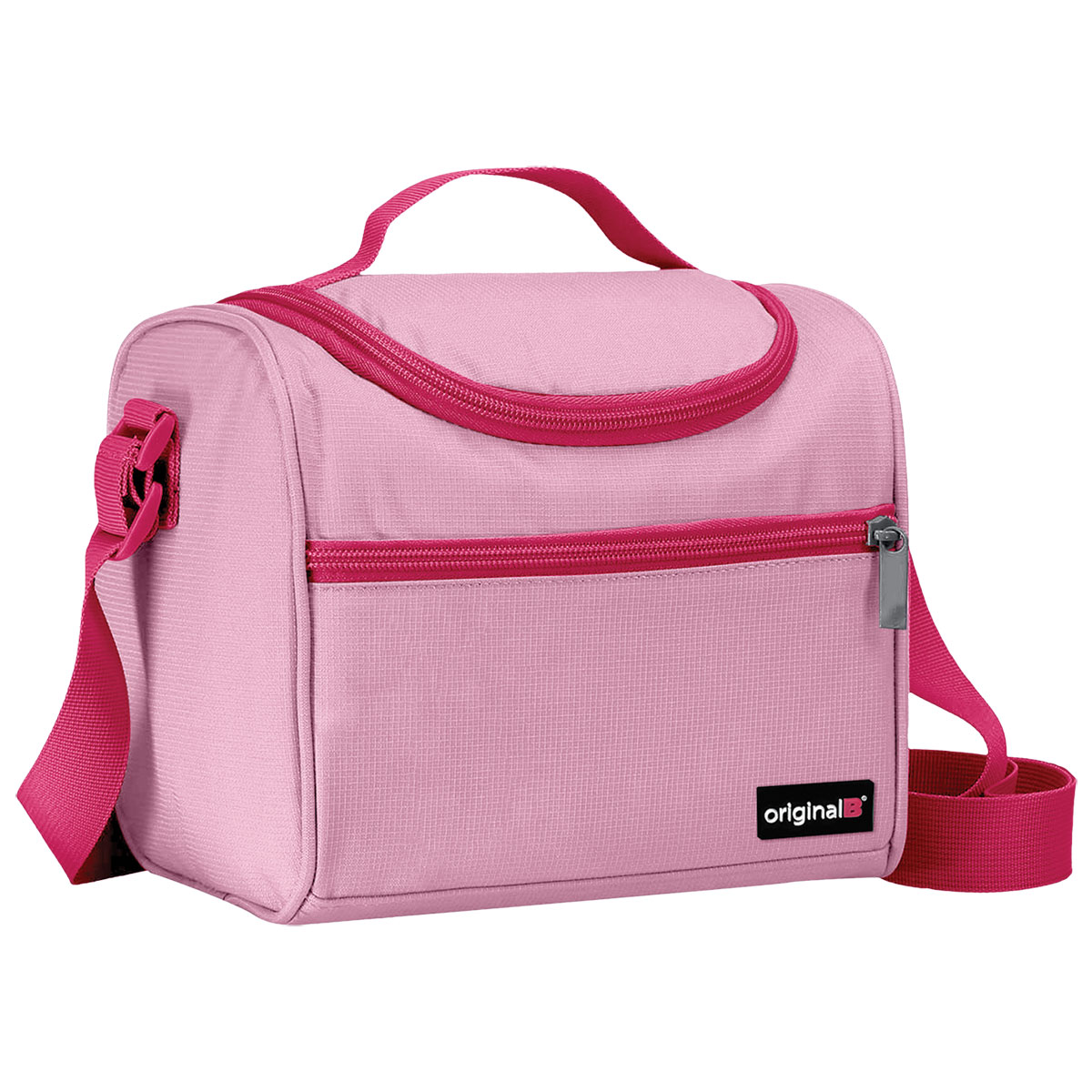 OBAGS-PASTEL2-Saco de Lanche Estilo Baú 26x21x15cm-Rosa OBAGS-PASTEL2-Saco de Lanche Estilo Baú 26x21x15cm-Rosa