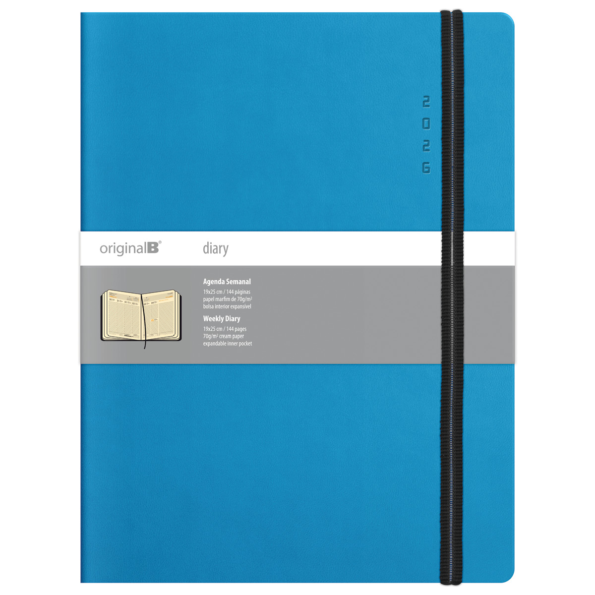 ORIGINALB-Agenda Semanal A4 (19x25cm-P25) papel marfim ORIGINALB-Agenda Semanal A4 (19x25cm-P25) papel marfim