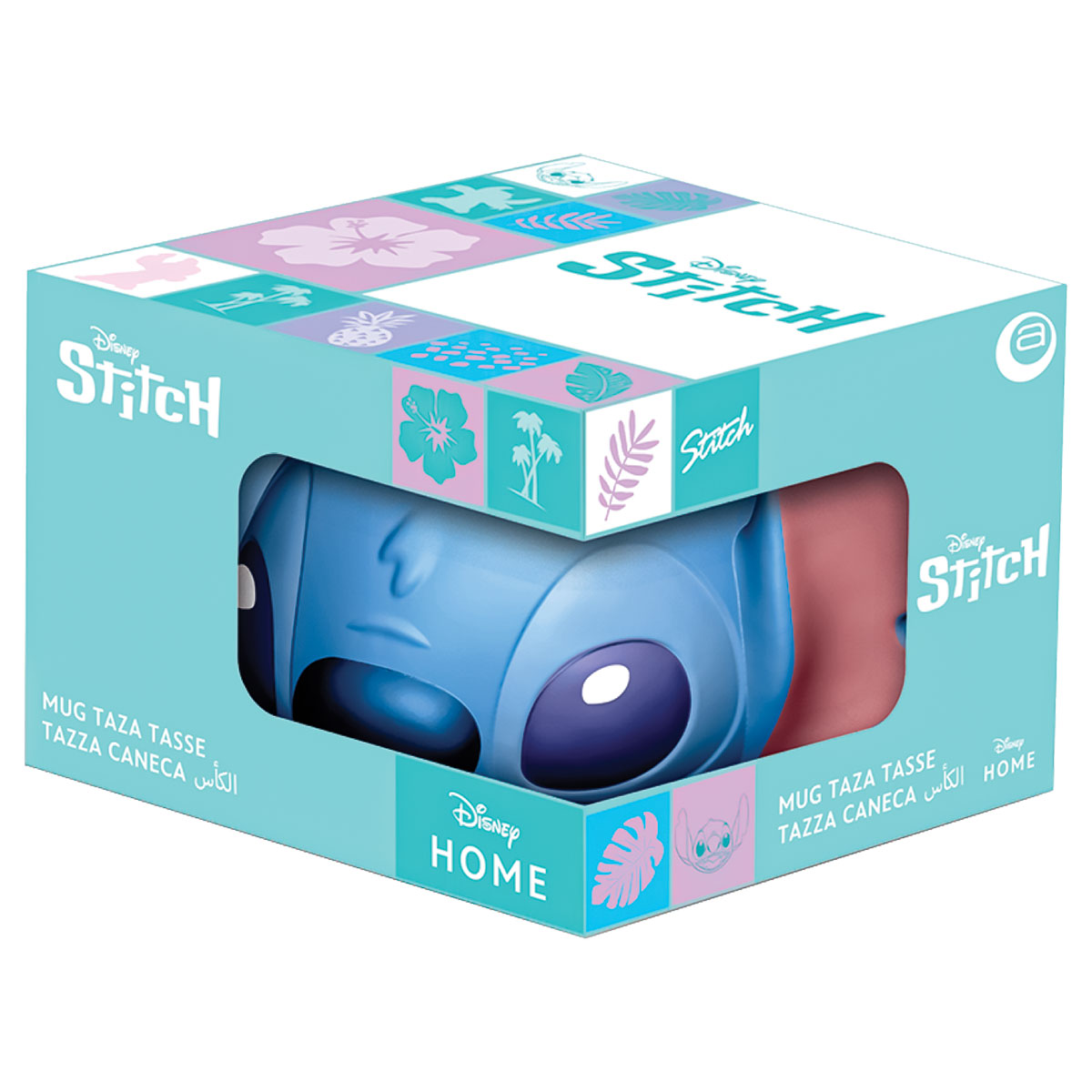 STITCH-Caneca Cerâmica 375ml-3D-Caixa Presente