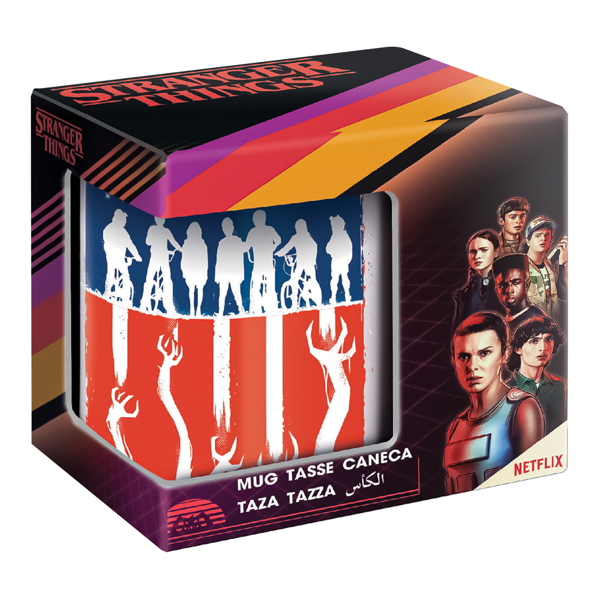 STRANGER THINGS-Caneca Cerâmica 11oz/300ml Caixa Presente STRANGER THINGS-Caneca Cerâmica 11oz/300ml Caixa Presente