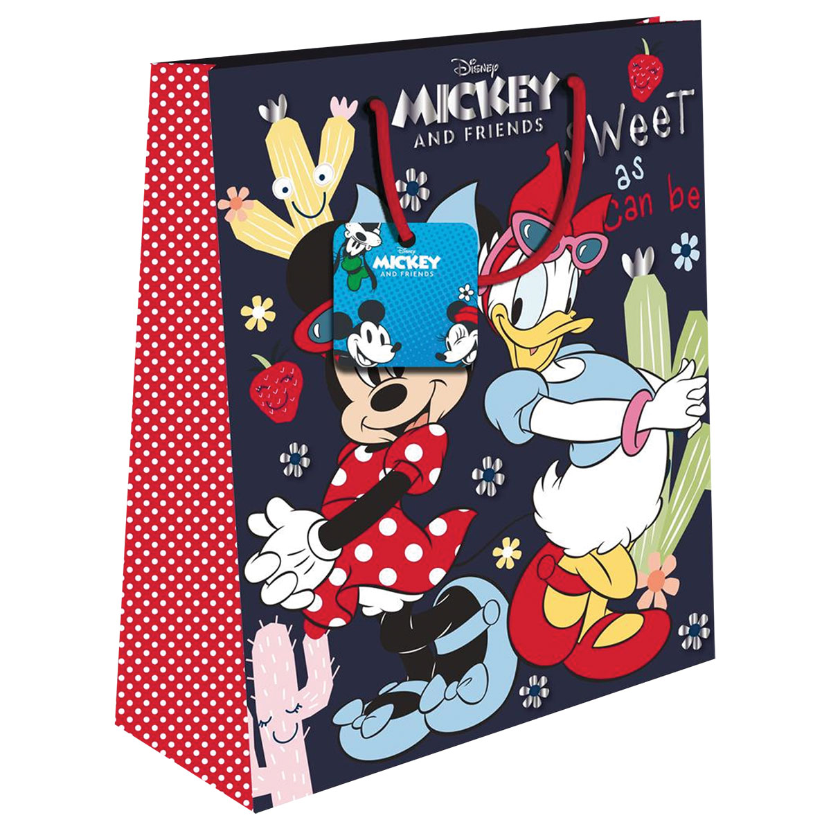 MICKEY & MINNIE-Saco Prenda-Grande-33x45x12cm-2 Designs