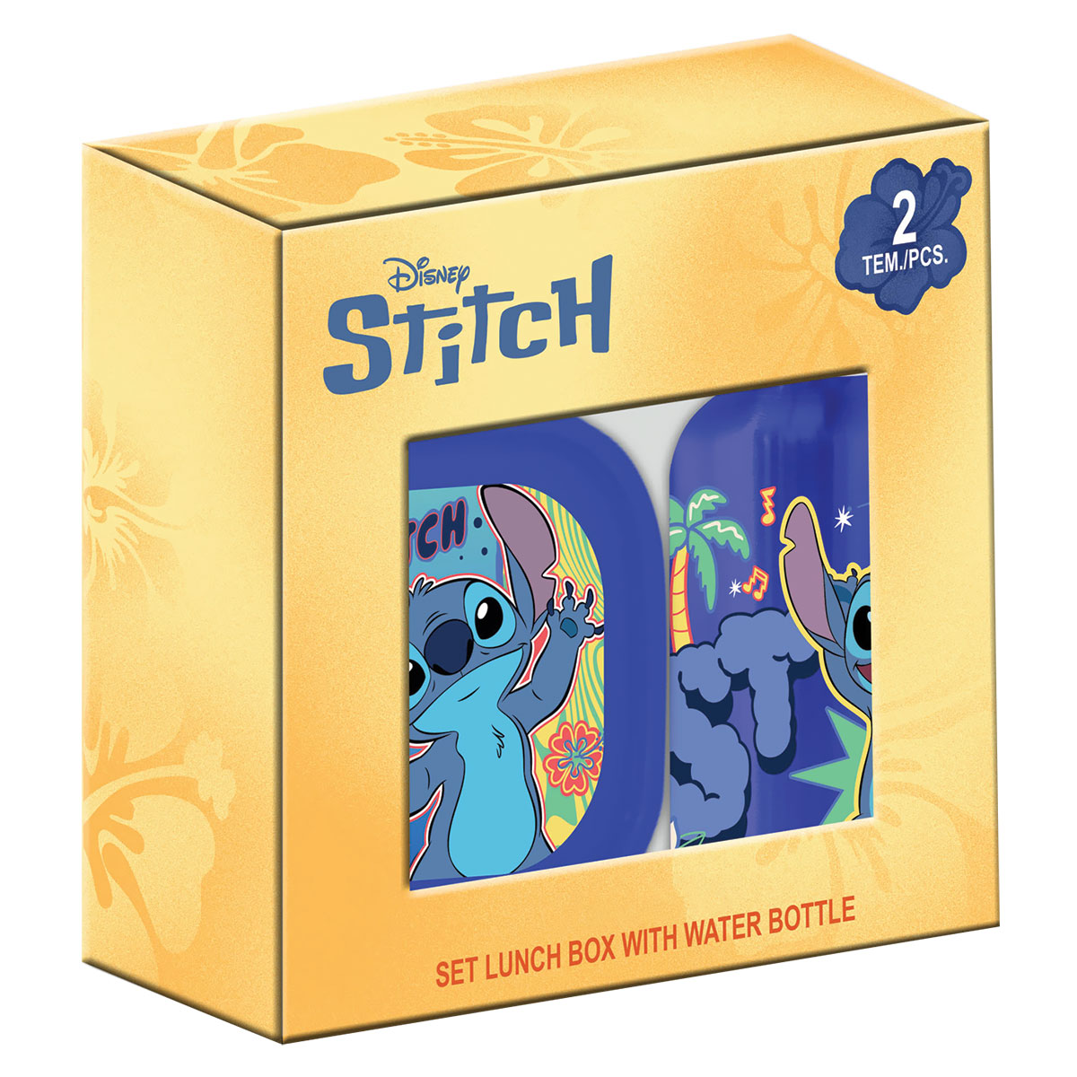 STITCH-Set c/ Cantil de Aluminio 400ml+Merendeira