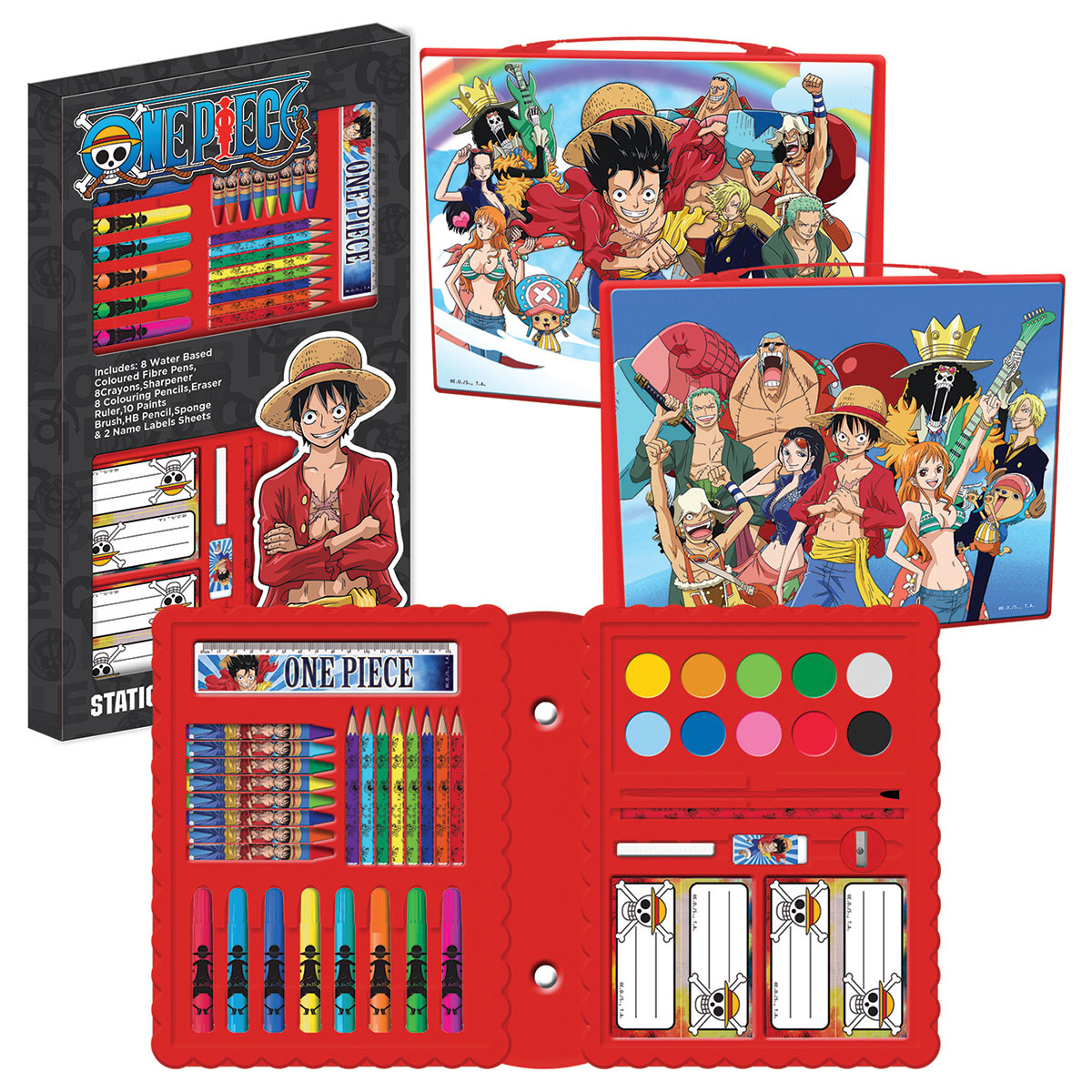 ONE PIECE-Set de pintura 52 peças ONE PIECE-Set de pintura 52 peças