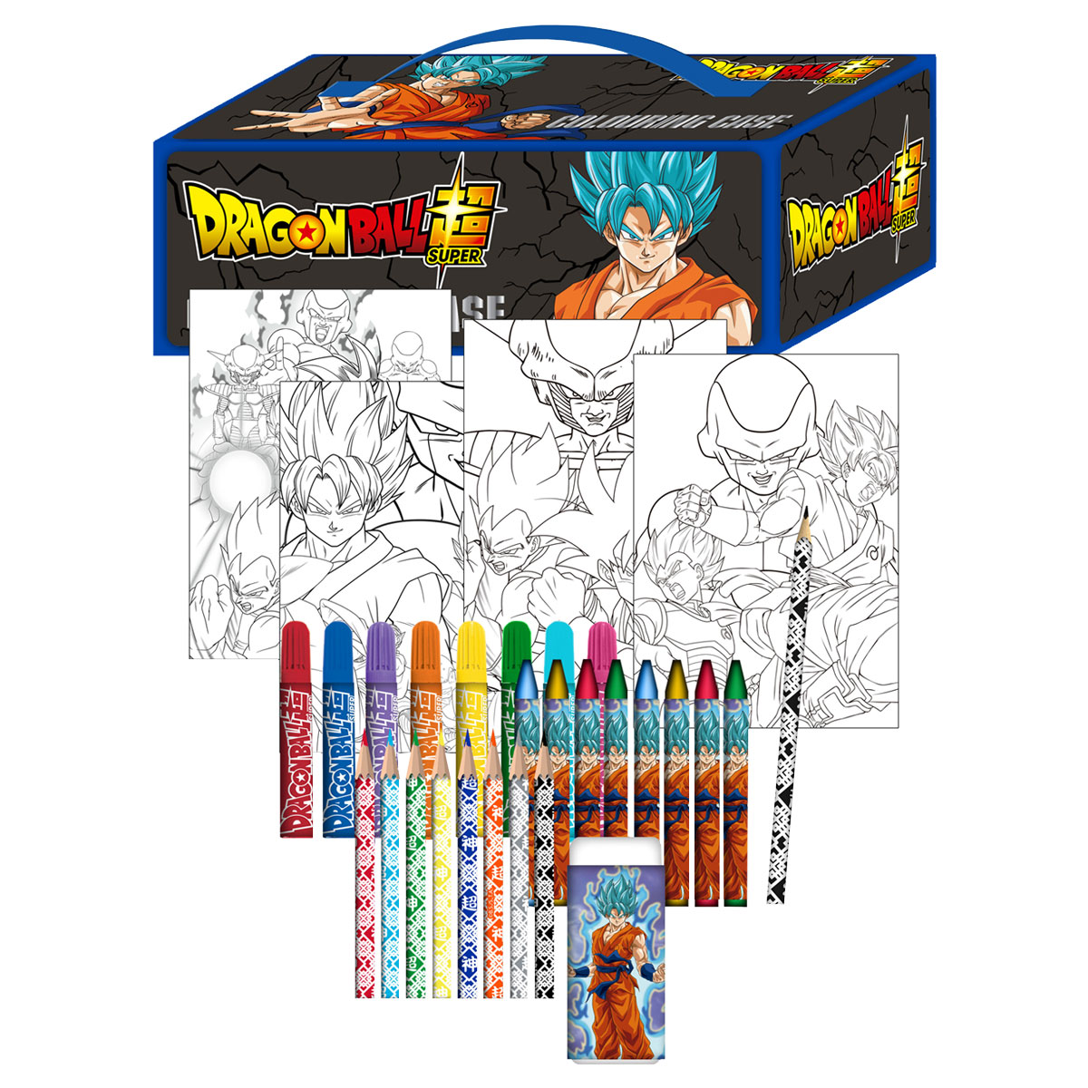 DRAGON BALL-Conjunto p/ Colorir de 52 pcs-3 niveis DRAGON BALL-Conjunto p/ Colorir de 52 pcs-3 niveis