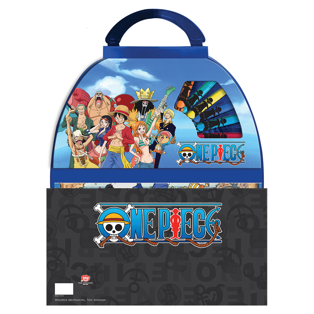 ONE PIECE-Set p/ Colorir em Blister Meia Lua-50 Peças ONE PIECE-Set p/ Colorir em Blister Meia Lua-50 Peças