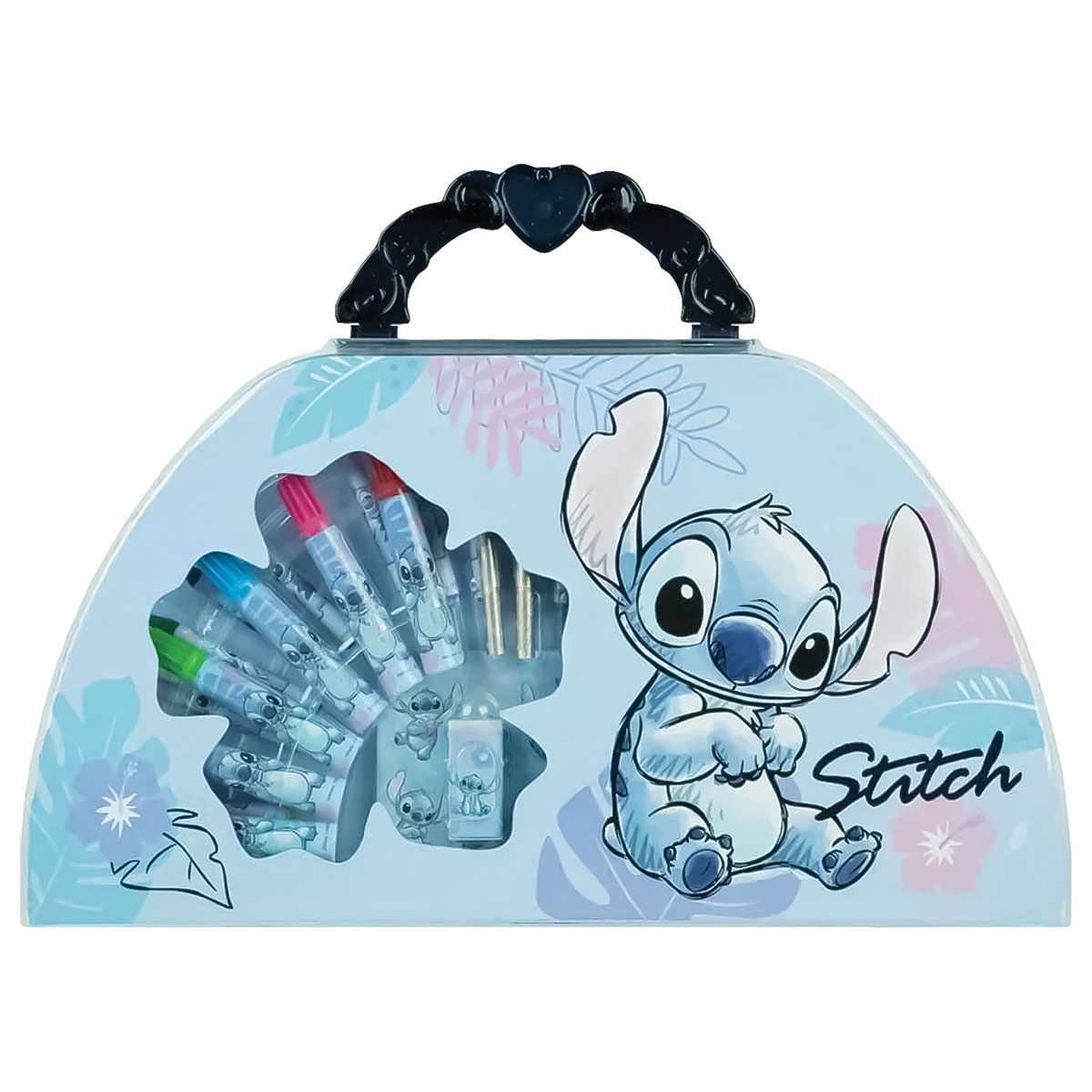 STITCH-Set p/Colorir Blister Meia Lua-50 Peças